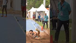 Long Jump Nationals 2024 athleticsmeet trackandfield jdfilms2309 longjump motivation Indian [upl. by Nirrac]