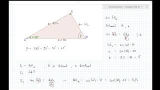 Berechnungen in rechtwinkeligen Dreiecken [upl. by Monagan]