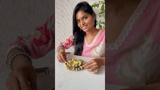 Sweet corn 🌽 husk తో candle holder DIY tealightcandleholder diwalispecial [upl. by Enirac]