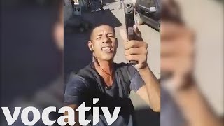 Brazilian Gang Member Killed After Uploading Video To Facebook Live [upl. by Merell]