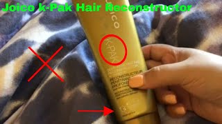 ✅ How To Use Joico KPak Hair Reconstructor Review [upl. by Nyraa]