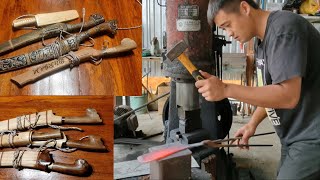 FORGING TRADITIONAL PARANG IN SERIAN SARAWAK [upl. by Yedrahs]