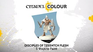 Tips amp Tricks Disciples of Tzeentch Flesh [upl. by Nej]