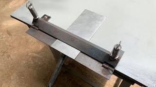 Make A Simple Sheet Metal Bending Tool DIY Projects [upl. by Shena]