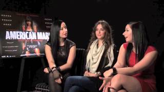 Interview Katharine Isabelle Jen and Sylvia Soska  American Mary The Fan Carpet [upl. by Donielle]