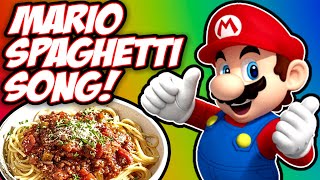 Mario Sings Spaghetti Song  Super Mario Bros Music  Mario Likes Spaghetti Song For Kids [upl. by Ettinger454]