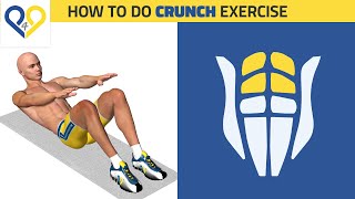 Best abs exercises Abdominal Crunch  Upper Abs  How to do crunch exercise [upl. by Nahshun]