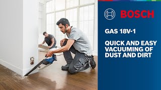 Bosch GAS 18V1 Professional Cordless Vacuum Cleaner [upl. by Nnagem390]