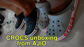 Unboxing crocs from AJIO only 2000crocsAjiounboxing [upl. by Aronas]