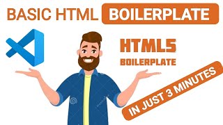 How to get HTML BoilerPlate in VSCode [upl. by Layman]