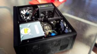 HTPC build  Building in the silverstone GD09 [upl. by Adnema]