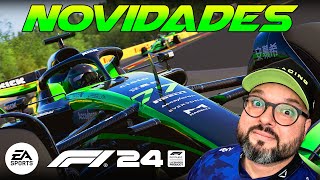 F1 24  MODO CARREIRA FÍSICA DO JOGO E TODAS AS NOVIDADES [upl. by Symer547]