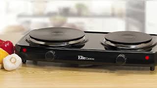 Elite Gourmet EDB302BF COUNTERTOP DOUBLE CAST REVIEW  THE BEST COOKTOPER FOR YOU [upl. by Maroney]