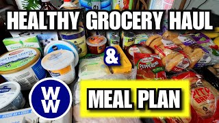 ✨HEALTHY✨WW WEEKLY GROCERY HAUL🛒 PLUS Weight Watchers Meal Plan for the Week  WW POINTS INCLUDED [upl. by Ahsie]