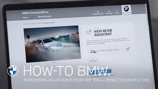 Purchase new features and functions from the BMW ConnectedDrive Store – BMW HowTo [upl. by Quartas]