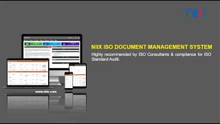 Introduction 2 NIIX ISO Document Management Software ISO DMS [upl. by Durman]