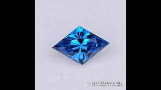 153ct Lab Cobalt Spinel  flame fusion [upl. by Ledua]