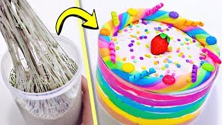 Extreme SLIME MAKEOVER Can You Transform EVERY Slime Into RAINBOW SLIME [upl. by Delija707]