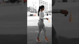 Slim Fit Model Trending Street Stunning 🔥🍓🍓 crossfit model glutes fitness gymlover legsday [upl. by Pietje]