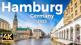 Hamburg 2023 Germany Walking Tour 4k Ultra HD 60fps – With Captions [upl. by Mcintyre13]