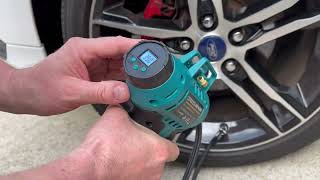 Review of Cordless Tire Inflator for Makita 18V Battery founditonamazon fixitnow makita [upl. by Ielarol327]