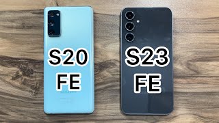 Samsung Galaxy S23 FE vs Samsung Galaxy S20 FE [upl. by Adran787]