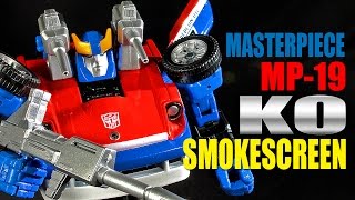 MP19 KO Transformers Masterpiece Smokescreen robot figure review [upl. by Swartz]