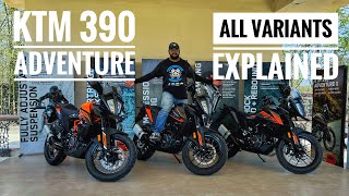 2023 KTM 390 Adventure  All 4 Variants Explained  MotorBeam [upl. by Conroy999]