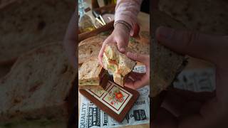 Garlic Herbs and Tomato Bread food [upl. by Katina]