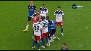 HSV gegen Darmstadt 3 rote Karte  hamburg darmstadt bundesliga [upl. by Bigelow]