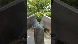 technique for cutting square iron tubes for roof frames [upl. by Slaughter642]