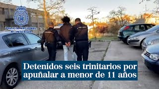 Detenidos seis miembros de la banda latina Trinitarios por apuñalar a menor de 11 años [upl. by Eltrym282]