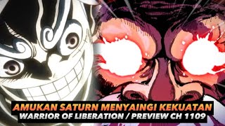 Preview Chapter 1109  Kekuatan Luffy Gear 5 Disaingi Rampage Of Saturn Bermula [upl. by Rosemaria]