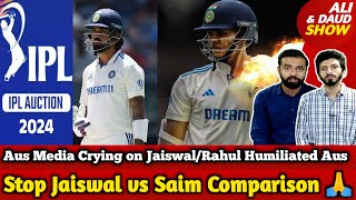 Aus Media Crying on JaiswalRahul Humiliated Aus  Stop Jaiswal vs Saim  IND v AUS [upl. by Keon]