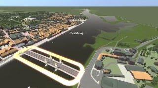 3D animatie Ruimte voor de Rivier IJsseldelta [upl. by Avilys162]