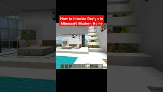 Minecraft Interior Design How to Make Your House LOOK GOOD minecraft gamingbhavya shorts [upl. by Pinebrook928]