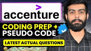 Accenture Coding Questions amp Answers  Latest Pseudo Code Questions asked in Accenture🔥 [upl. by Cirdec260]