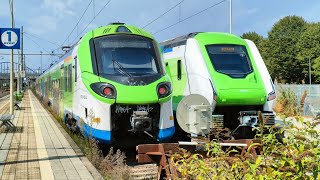 TRENI IN ARRIVO PARTENZE E TRANSITI ALLA STAZIONE DI TREVIGLIO [upl. by Lynden]