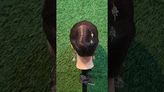 French bun hairstyle hairstyletutotial youtubeshorts shortvideo haistyle shorts [upl. by Torrie937]