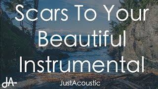 Scars To Your Beautiful  Alessia Cara Acoustic Instrumental [upl. by Nelrah285]