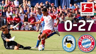 Bayern Score 27 Goals  Rottach Egern vs FC Bayern München 027  Highlights [upl. by Airdnat]