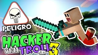 TROLLEANDO CON NUEVOS HACKS Y NUEVAS OPCIONES INDETECTABLES  UN HACKER EN MINECRAFT 2 [upl. by Foscalina]