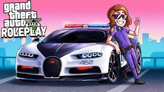 USING A BUGATTI TO PULL PEOPLE OVER  GTA RP [upl. by Uol]