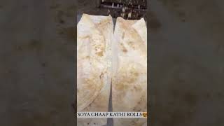 Punjabi Bagh K Best Chaap Kathi Roll😋😋ytshorts foodie iamKanisshka [upl. by Ylrebmit]