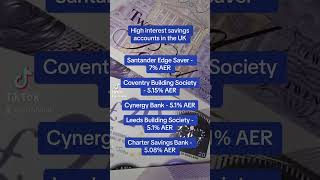 High interest savings accounts in the UK [upl. by Eihcir]