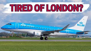 Skip London Airports My STRESS FREE Trip with KLM Cityhopper [upl. by Dambro]