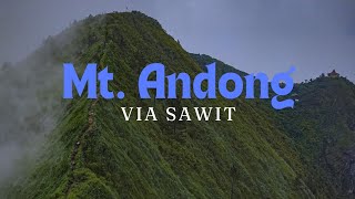 FACE VLOG MT ANDONG  VIA SAWIT andong vlog [upl. by Nnahsal555]