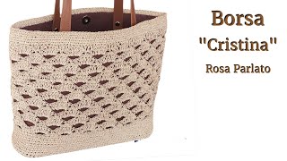 Tutorial Borsa UncinettoquotCristinaquot [upl. by Llenra]