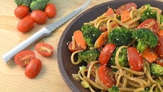 Pasta Salad Recipe Asian Style  Homemade Sesame Dressing  RadaCutlerycom [upl. by Yerffoej602]