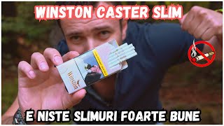 Chiar E Bune Doar Ca Se Fumeaza Prea Repede WINSTON CASTER SUPER LINE  SLIM [upl. by Casimire490]